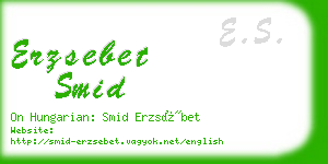 erzsebet smid business card